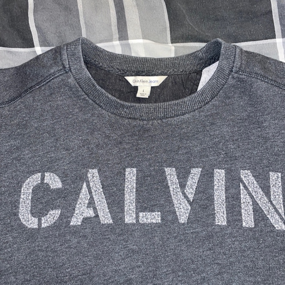 Calvin Klein Gray Sweatshirt
